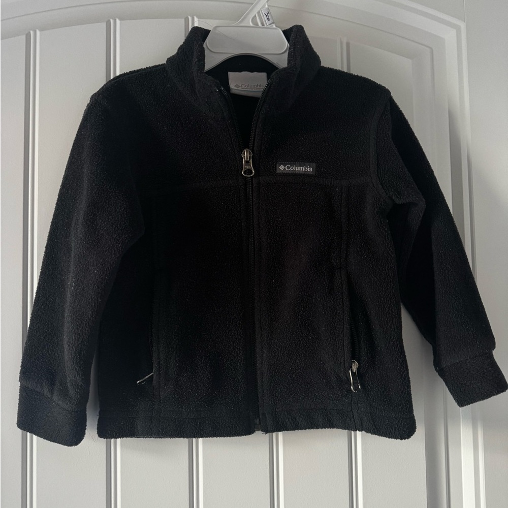 Columbia Kids Black Full-Zip Fleece Jacket